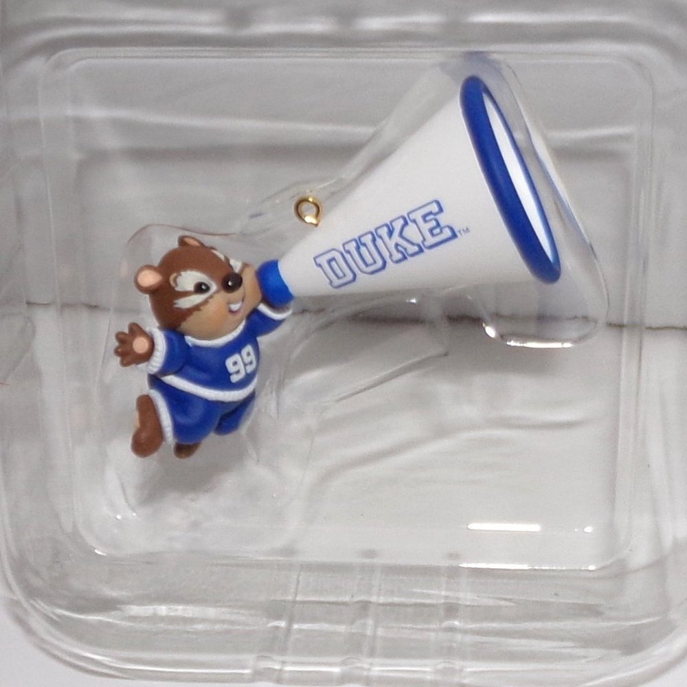 HALLMARK KEEPSAKE ORNAMENT "DUKE UNIVERSITY" THIS IS A REAL HOLIDAY TREASURER!